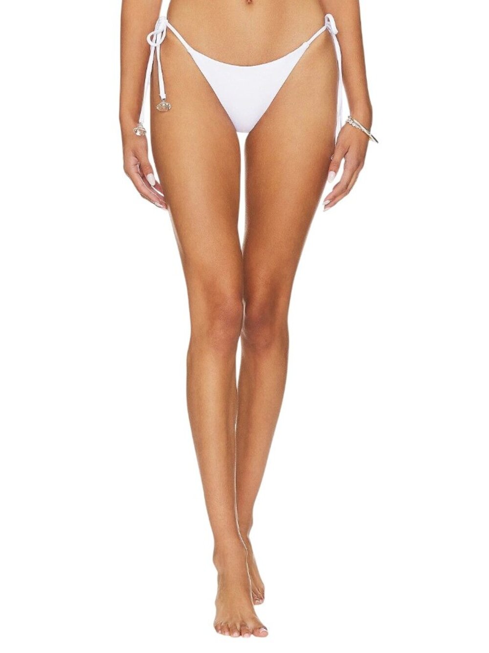 BEACH RIOT Soleil Bikini Bottom in White Large New Womens Swimsuit